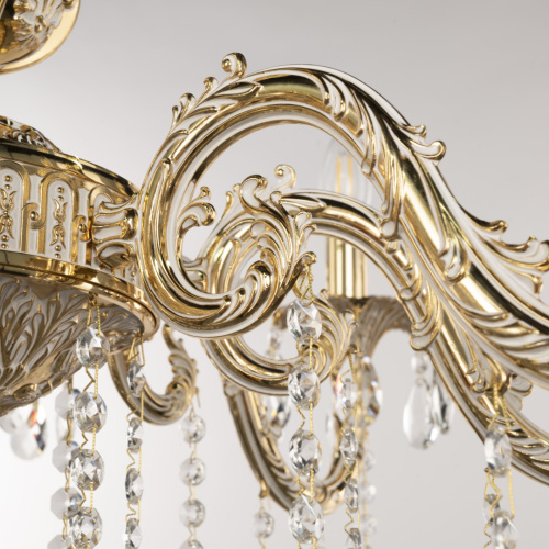 Люстра с хрустальными подвесками AL79101/8/250 B GW Bohemia Ivele Crystal (Богемия Ивеле Кристалл) фото 7