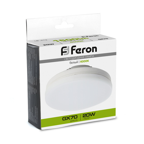 Лампа светодиодная Feron LB-473 GX70 20W 175-265V 4000K фото 2