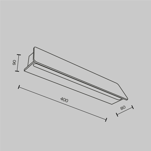 Уличный настенный светильник Outdoor O429WL-L10GF3K фото 14