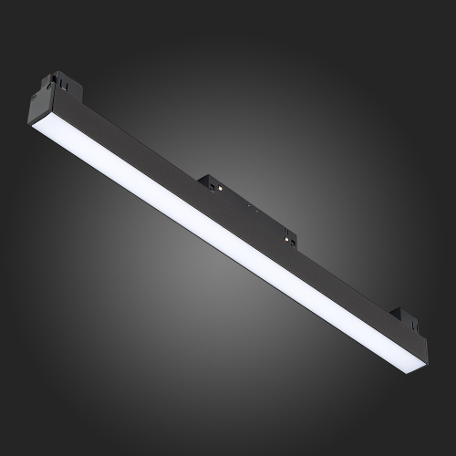 ST360.436.12DIM Магнитный трековый светильник Черный LED 1*12W 3000K 780Lm Ra>90 120 IP20 L406xW22xH SKYLINE 48 фото 9