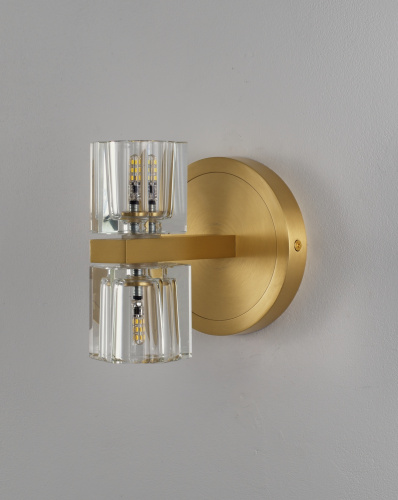 Светильник настенный Moderli V11016-2W Brass фото 3