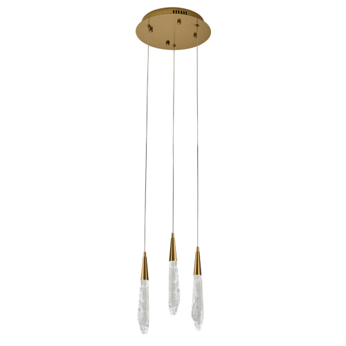 Подвесной светильник OD2438-3 gold/clear фото 2