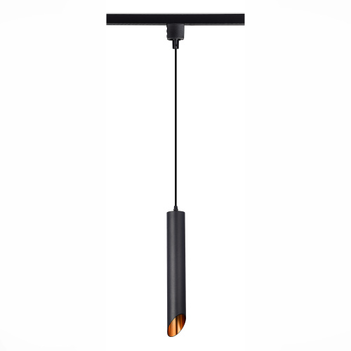 ST152.416.01 Светильник трековый Черный GU10 1*50W IP20 D60xH400 220V Без ламп BASE фото 2