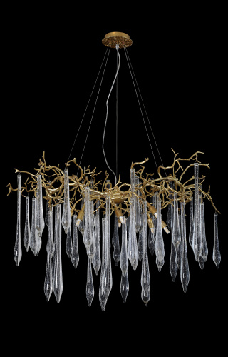 Люстра Crystal Lux REINA SP8 D1000 GOLD PEARL фото 4