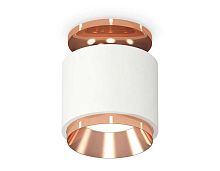 Комплект накладного светильника Ambrella light Techno Spot XS7510140 SWH/PPG белый песок/золото розовое полированное (N7930, C7510, N7035)