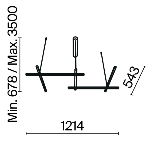 Подвесной светильник Maytoni MOD278PL-L50G3K фото 4