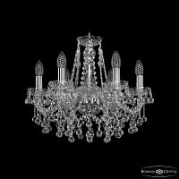 Люстра хрустальная 1409/6/160 Ni Bohemia Ivele Crystal (Богемия Ивеле Кристалл)
