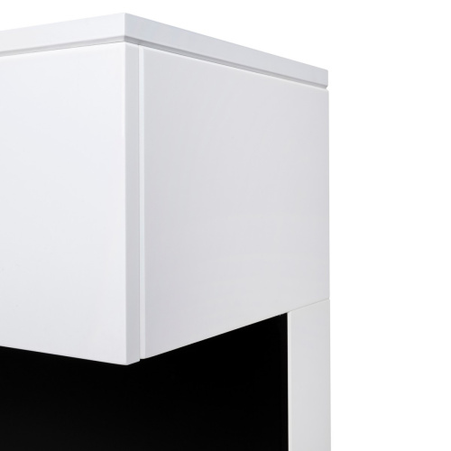 Каминокомплект MODERN/МОДЕРН Белый матовый с очагом Электроочаг CASSETTE/КАССЕТА 630 С ДРОВАМИ фото 5