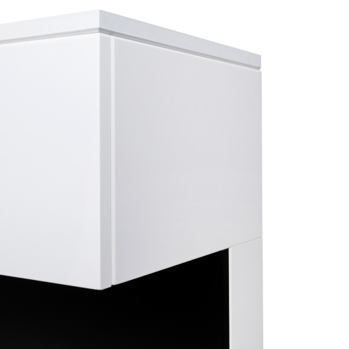 Каминокомплект MODERN/МОДЕРН Белый матовый с очагом Электроочаг CASSETTE/КАССЕТА LED 1000 фото 6