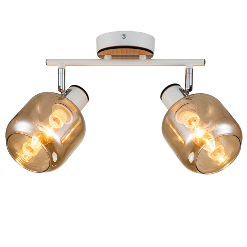 Спот Escada 10177/2A E14*40W White/Chrome/Wood фото 4