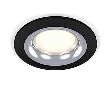 Комплект встраиваемого светильника Ambrella light Techno Spot XC7622003 SBK/PSL черный песок/серебро полированное (C7622, N7012)