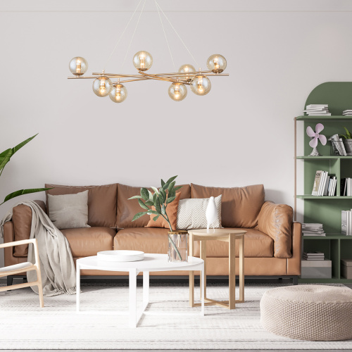Подвесной светильник Escada 1119/8S E14*40W Gold фото 5