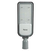 Светодиодный уличный консольный светильник Feron SP3050 80W 4000K 230V, серый