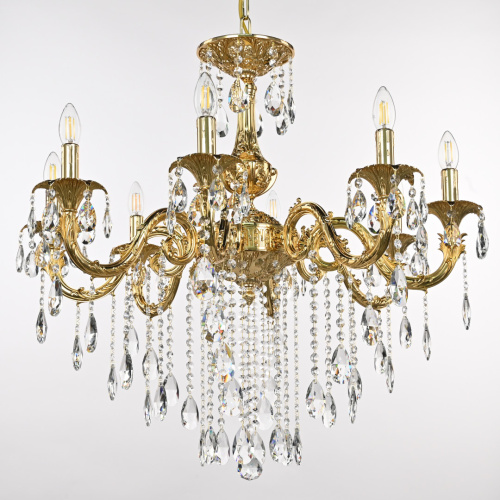 Люстра с хрустальными подвесками AL79101/8/250 B G Bohemia Ivele Crystal (Богемия Ивеле Кристалл) фото 4