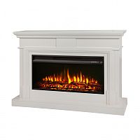 Каминокомплект MARCO/СМАРТ Молочный с очагом Электроочаг FLASH/ФЛЭШ 36