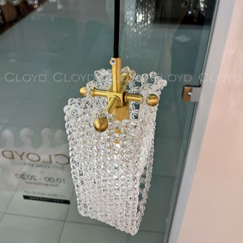 Подвесной светильник Cloyd WITTE P1 / Ø10 см - латунь (арт.11536) фото 3