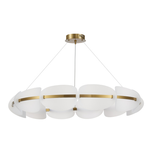 SL1304.203.65 Люстра подвесная ST-Luce Золотистый/Белый LED 1*65W 3000K ETOILE фото 4
