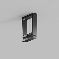 Усиленное накладное крепление для гибкого трека-ремня Belty, серия Base, 38,5 ? 10 ? 50 мм, IP20, чёрный, пластик