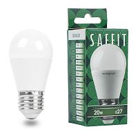 Лампа светодиодная SAFFIT SBG4520 Шарик E27 20W 230V 6400K