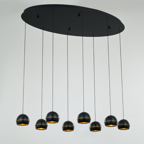 Подвесной светильник MD21001034-8A black/gold фото 2