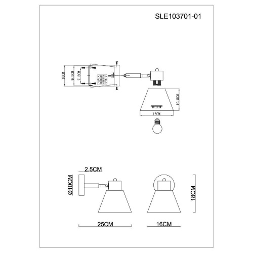 Спот Evoluce Buve SLE103701-01 фото 3