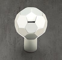 Ручка-кнопка Durham d.3.8 Polished Nickel