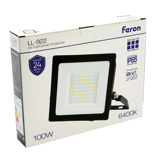 Светодиодный прожектор Feron LL-922 IP65 100W 6400K фото 9