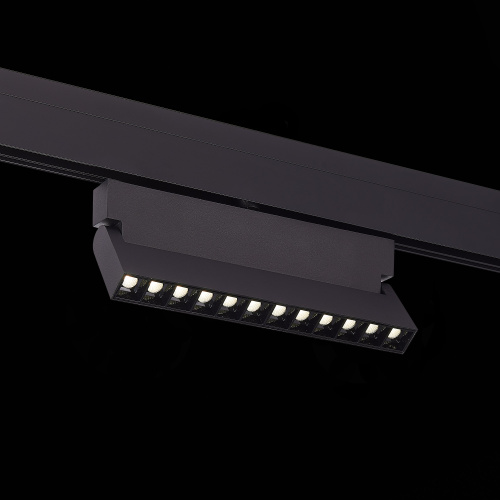 ST362.436.12 Магнитный трековый светильник Черный LED 1*12W 3000K 1 009Lm Ra>80 36° IP20 L219xW22xH1 SKYLINE 48