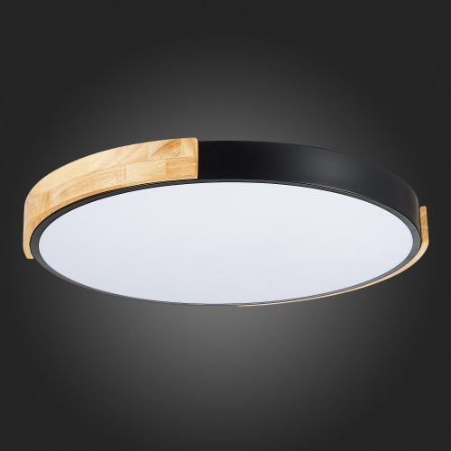 SLE201342-01 Светильник потолочный Черный, Светлое дерево/Белый LED 1*40W 3000K/4000K/6000K DELIA фото 11