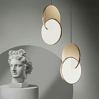 Подвесной светильник Cloyd BERING P1 / Ø20 см - золото (арт.10945)