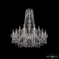 Люстра хрустальная 1403/12+6/300/h-95 G