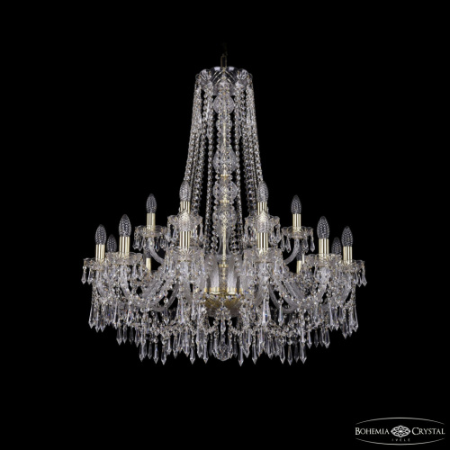Люстра хрустальная 1403/12+6/300/h-95 G