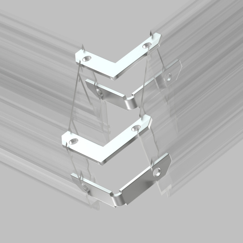 TR2027-AL Комплект угловых соединителей трека SMART ONE, алюминий фото 5