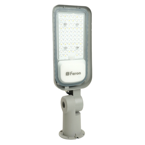 Светодиодный уличный консольный светильник Feron SP3060 50W 6400K 100-265V/50Hz, серый фото 6