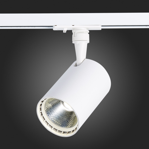 ST351.536.15.24 Св-к трек. Белый LED 1*15W 3000K 1 350Lm Ra?80 24° IP20 L118xW78xH174 100-240V BASE фото 3