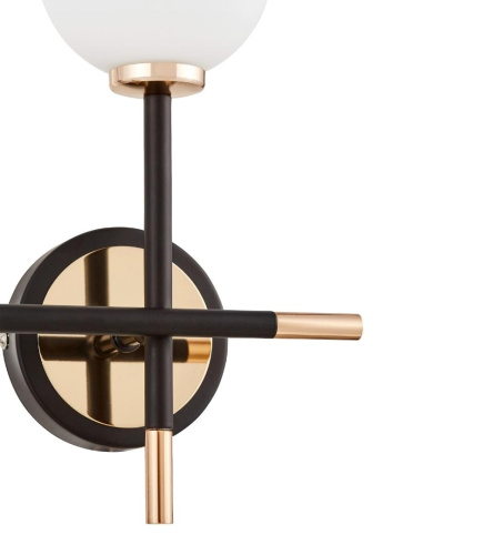 Бра Lumina Deco Marsiada LDW 6033N-2 BK+FGD фото 3