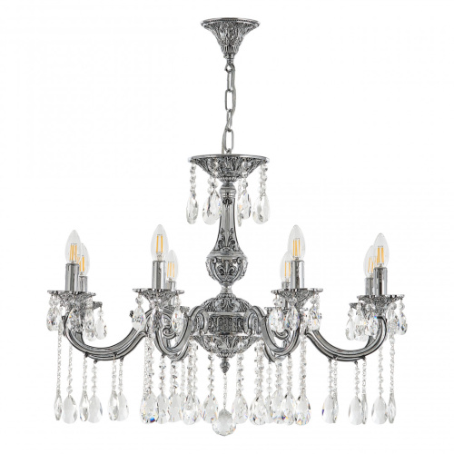 Люстра с хрустальными подвесками AL78101/8/250 A NB Bohemia Ivele Crystal (Богемия Ивеле Кристалл)