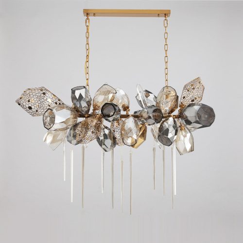 Люстра 8898P/BL gold/smoky фото 11 Люстра 8898P/BL gold/smoky фото 11