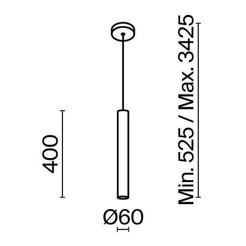 Подвесной светильник Maytoni MOD161PL-01B1 фото 7