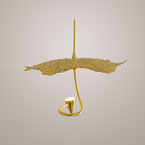 Подвесной светильник Cloyd KIRIBATI P1 / Ø25 см - латунь (арт.11375) фото 2