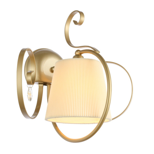 SL177.201.01 Светильник настенный Золотистый/Белый E14 1*40W AZZURRO фото 2