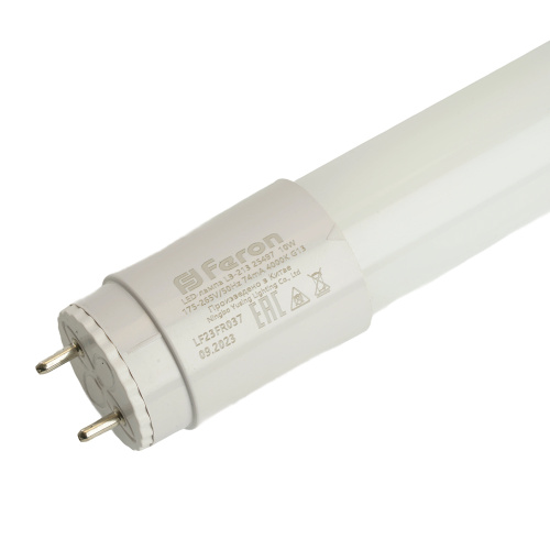 Лампа светодиодная Feron LB-213 G13 10W 175-265V 4000K 0,6м фото 6