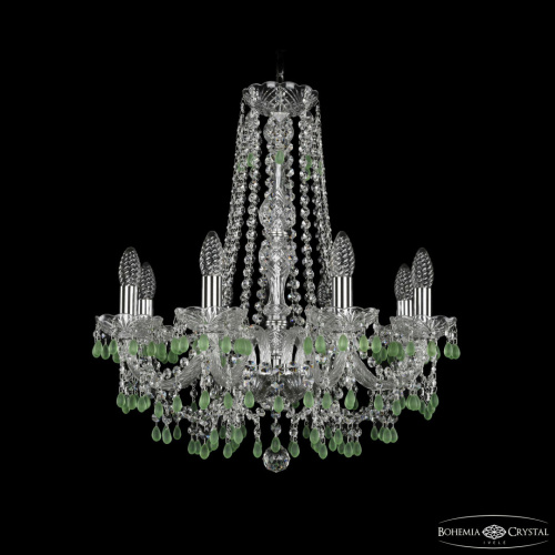Люстра хрустальная 1410/8/195/h-60 Ni V5001 Bohemia Ivele Crystal (Богемия Ивеле Кристалл)