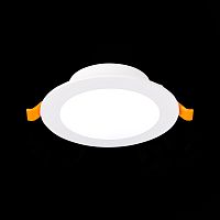 ST210.538.08 Св-к встр. Белый LED 1*8W 3000K 640Lm Ra80 110° IP20 D120xH30 220-240V Встраиваемые светильники