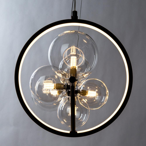 Подвесная светодиодная люстра Arte Lamp Saturn A7790SP-50BK фото 3