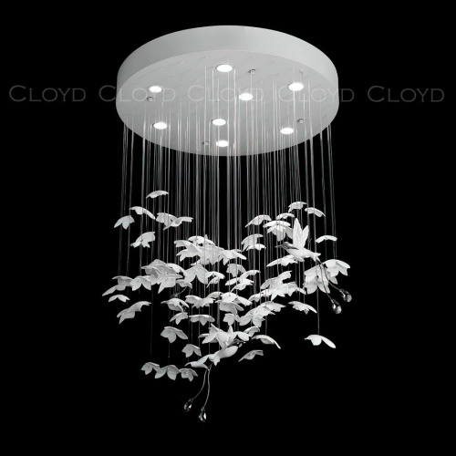 Люстра Cloyd NANDANA C8 / Ø70 см - керамика - белый (арт.11900)