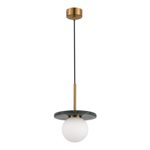 SL1191.363.01 Светильник подвесной ST-Luce Латунь/Латунь, Зеленый G9 LED 1*5W 4000K NEBULA фото 4