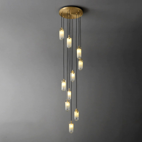 Подвесной светильник MT9056-10H brass фото 8