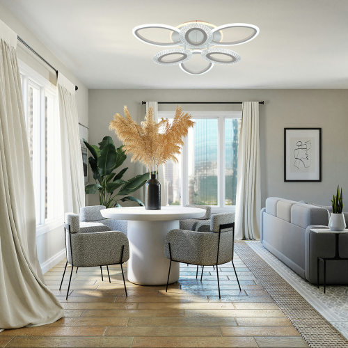Потолочный светильник Escada 10275/6 LED*64W White APP фото 5