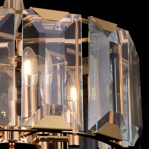 Люстра Harlow Crystal L4 gold фото 4